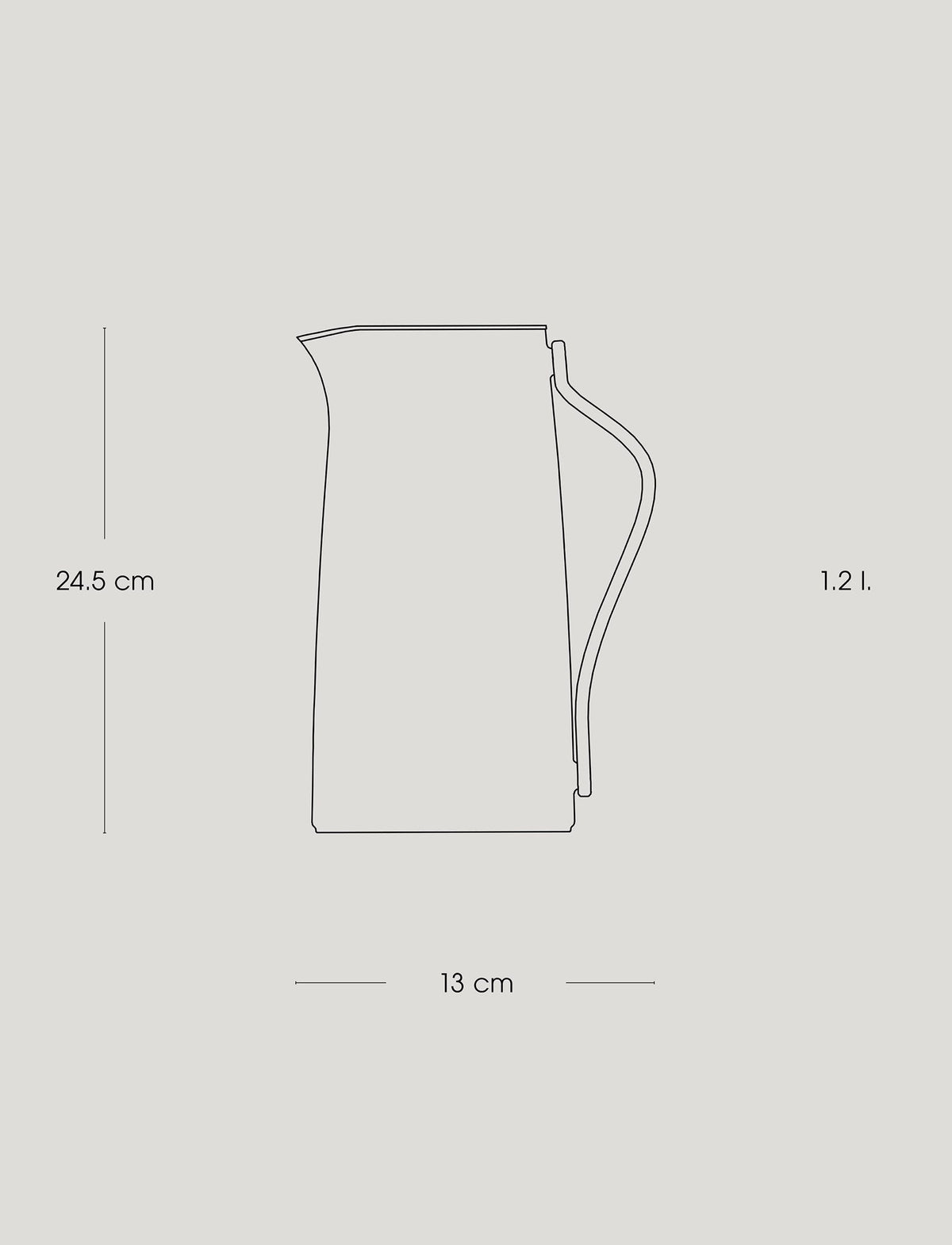 Emma vacuum jug, coffee 1.2 l.