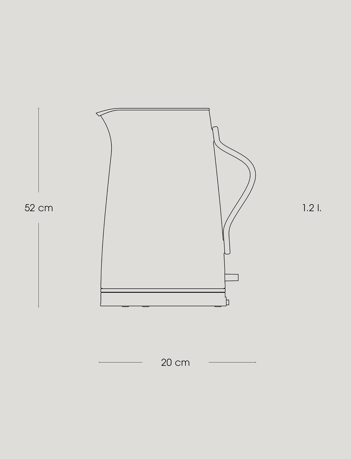 Emma electric kettle (EU) 1.2 l.